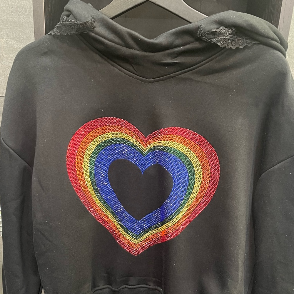 Millington Black Heart Sweatshirt